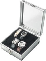 Horlogebox - Horlogedoos - 6 horloges - Aluminium