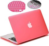 Hard Case Cover Laptop Geschikt Geschikt Voor de Apple Macbook Air 13"" Inch - Bescherming Hoes - Beschermhoes Hardshell Sleeve - Roze