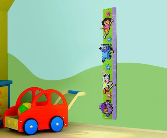 Nickelodeon - Dora Explorer - Groeimeter - Groei meetlat - 3D foam  uitvoering -... | bol.com