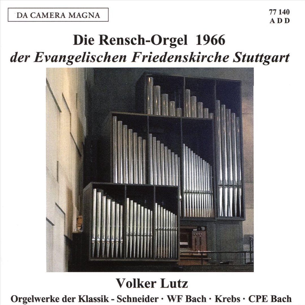 Rensch-Orgel 1966 der Evanglischen Friedenskirche Stuttgart