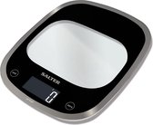 Salter 1050BK Keukenweegschaal Curve Glass - Zwart