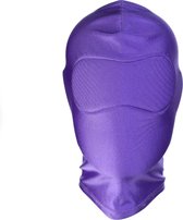 Banoch - Mask Full Purple - Spandex Masker - BDSM - Paars