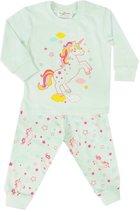 Fun2Wear Unicorn / Eenhoorn - Paarden - Peuter - Kleuter - Kinder / pyjama - Mint - Maat 62