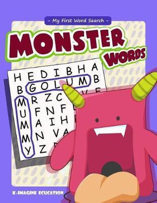 First Word Search- My First Word Search - Monster Words - cover