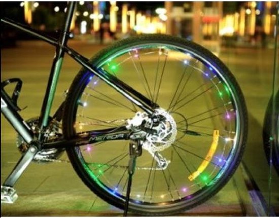 Fietslicht slinger | LED | Spaakwiel verlichting | Fietsverlichting | Decoratie fiets | Verlichting | Incl. batterijen