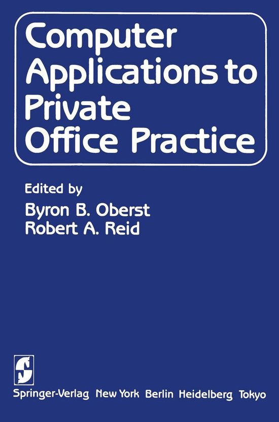 Medicine (R0) - Computer Applications to Private Office Prac ... - cover