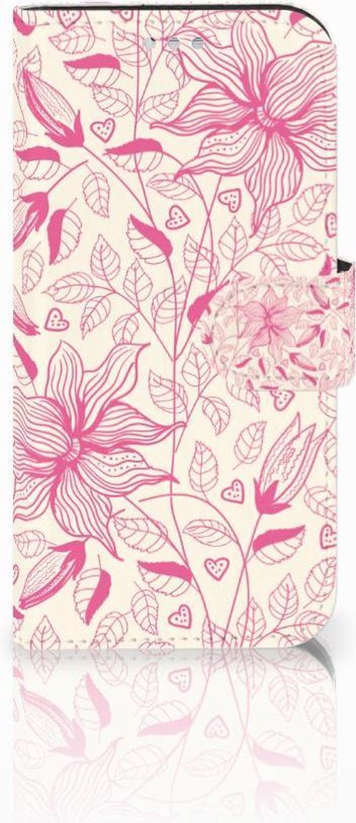 Samsung Galaxy S7 Hoesje Pink Flowers