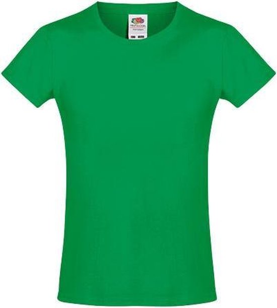 Kaboink T-shirt | meisjes | basic | groen | maat 152 | bol.com