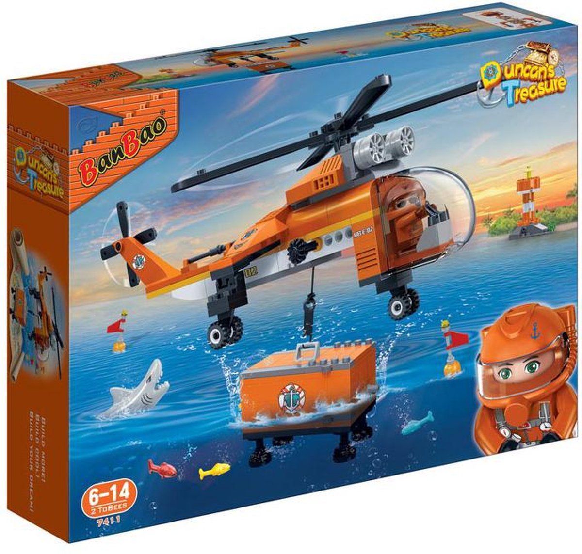 BanBao Schatten Vracht Helikopter-7411
