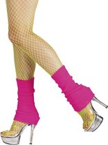 18 stuks: Beenwarmers - knal roze