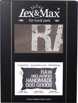 Lex & Max Housse ample non classifiée pour chien Coussin rectangle 120x80cm taupe