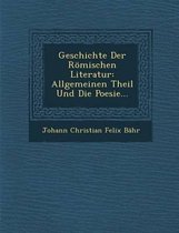 Geschichte Der Romischen Literatur