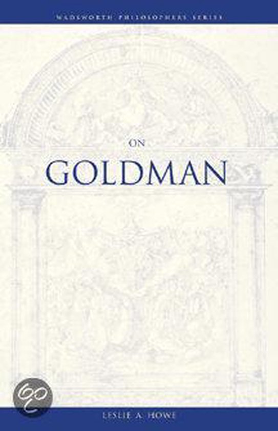 On Goldman - cover
