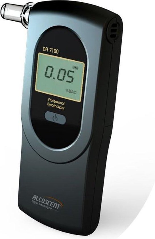 Alcoholtester digitaal - DA7100 - elektrochemische sensor - luxe draagtas |  bol.com