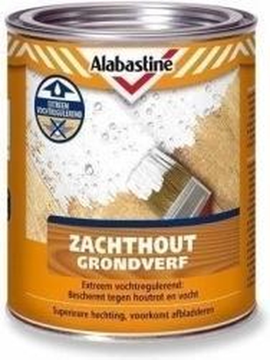 Alabastine Grondverf Zachthout 750ML - Alabastine