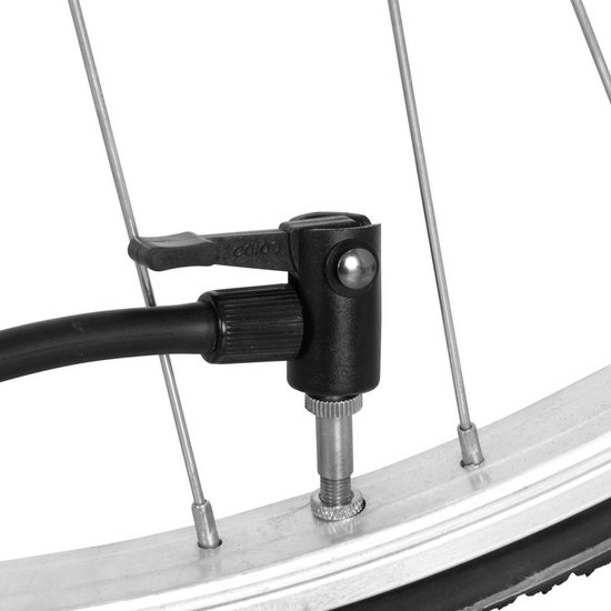 Jumalu Verloopnippel voor fietsventiel - 3-delig - fietsventiel - verloopnippel + zwart ventiel dopje - Merkloos