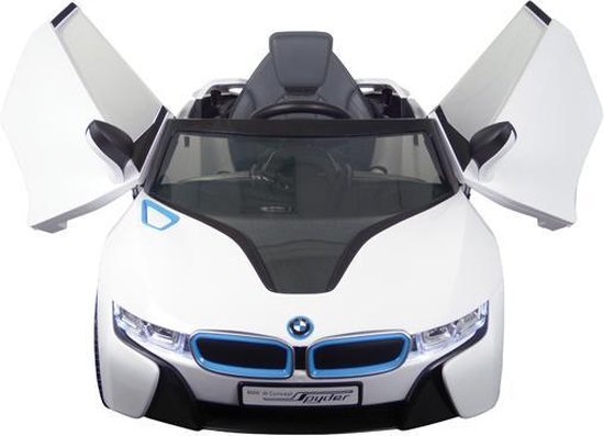 BMW i8 Wit Met Afstandsbediening Elektrische Kinder Accu Auto | bol.com