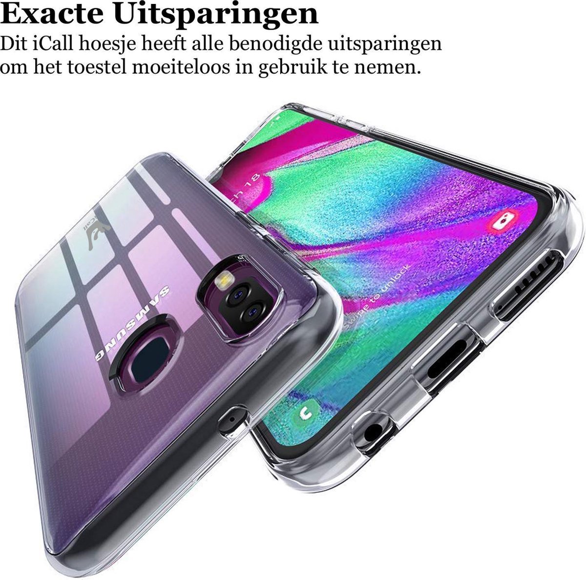 Samsung A40 Hoesje en Samsung A40 Screenprotector - Samsung Galaxy A40 ...