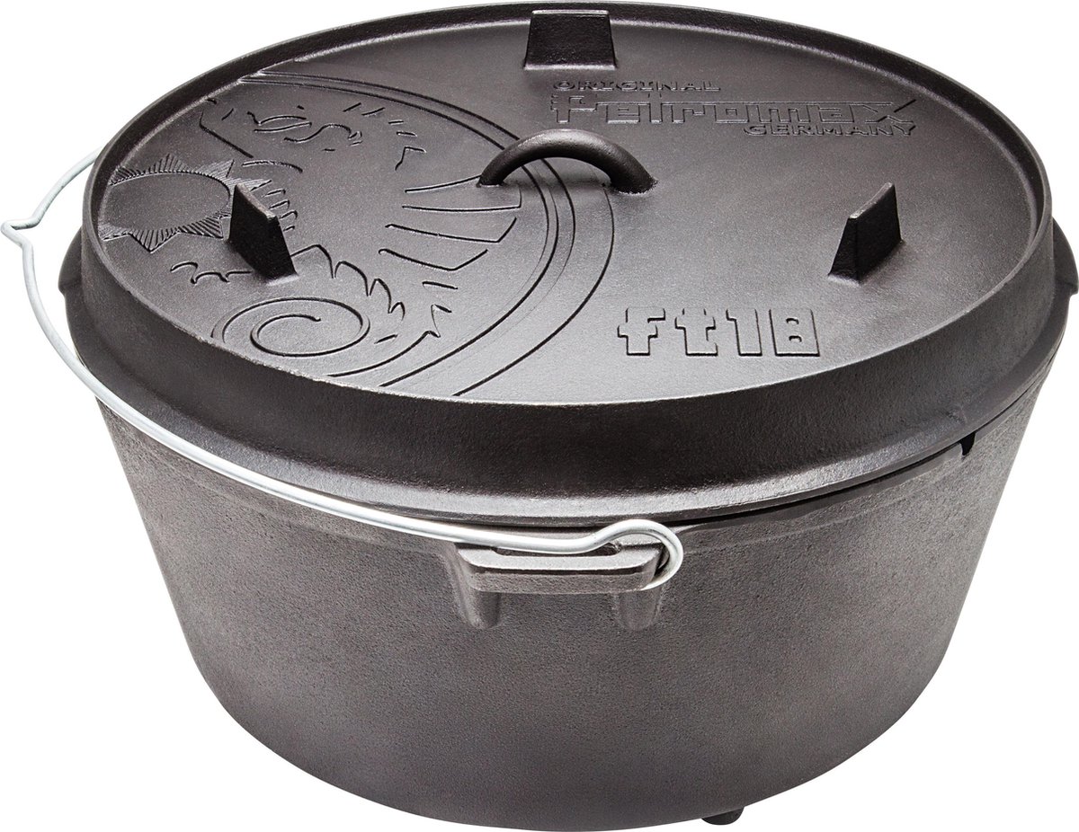 Petromax - Gietijzeren pan - Dutch Oven FT18 - 17,7 Liter