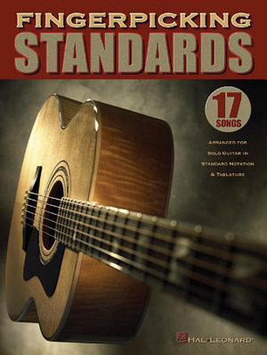 Foto: Fingerpicking standards 17 songs arranged for solo guitar in standard notation tablature