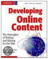 Developing Online Content
