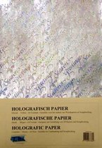 Holografisch A4 Papier - Seasons Greetings - 21 x 29,7cm - 50 Vellen - Voor het maken van prachtige kaarten, scrapbook of andere creatieve objecten
