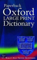 Oxford Large Print Dictionary