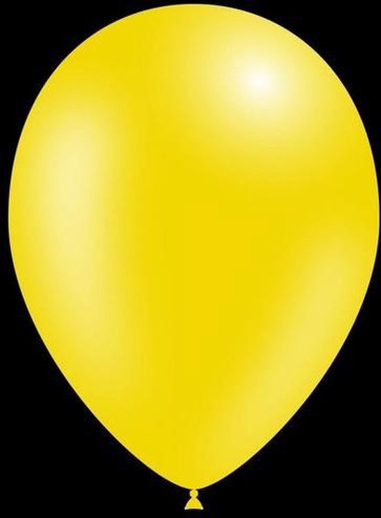 Gele latexballonnen - voor een knallend feest