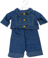 Mini Mommy Spijkerbroek Met Jasje 42-46 Cm Blauw 2-delig