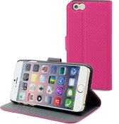 Muvit wallet X tasje - roze - voor Apple iPhone 6 + 6S