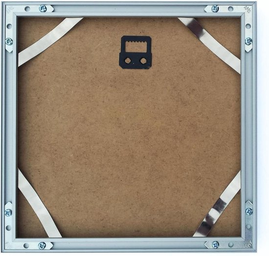 Homedecoration Montreal - Cadre photo - Format photo - 75 x 75 cm - Noir brillant