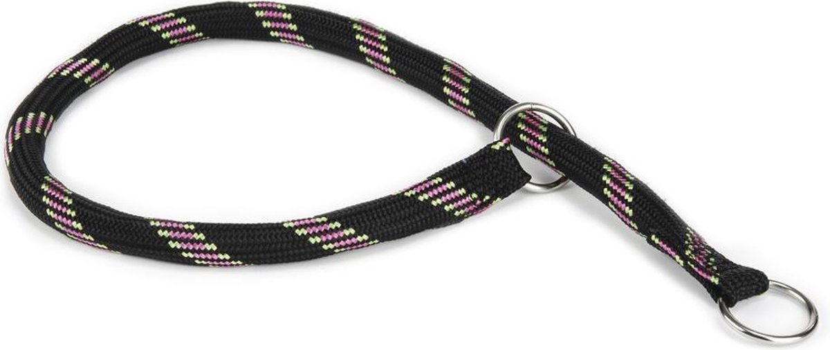 Beeztees Rond - Halsbanden - Zwart - Nylon - 8 mm