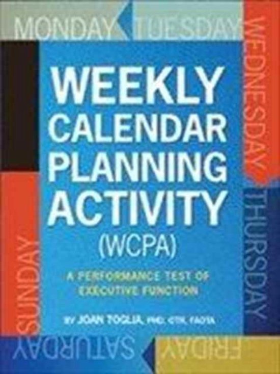 Weekly calendar planning activity joan toglia 9781569003695 boeken 