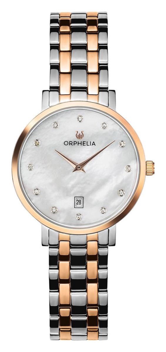 Orphelia Seashell OR12807 Horloge - Staal - Multi - Ø 36 mm