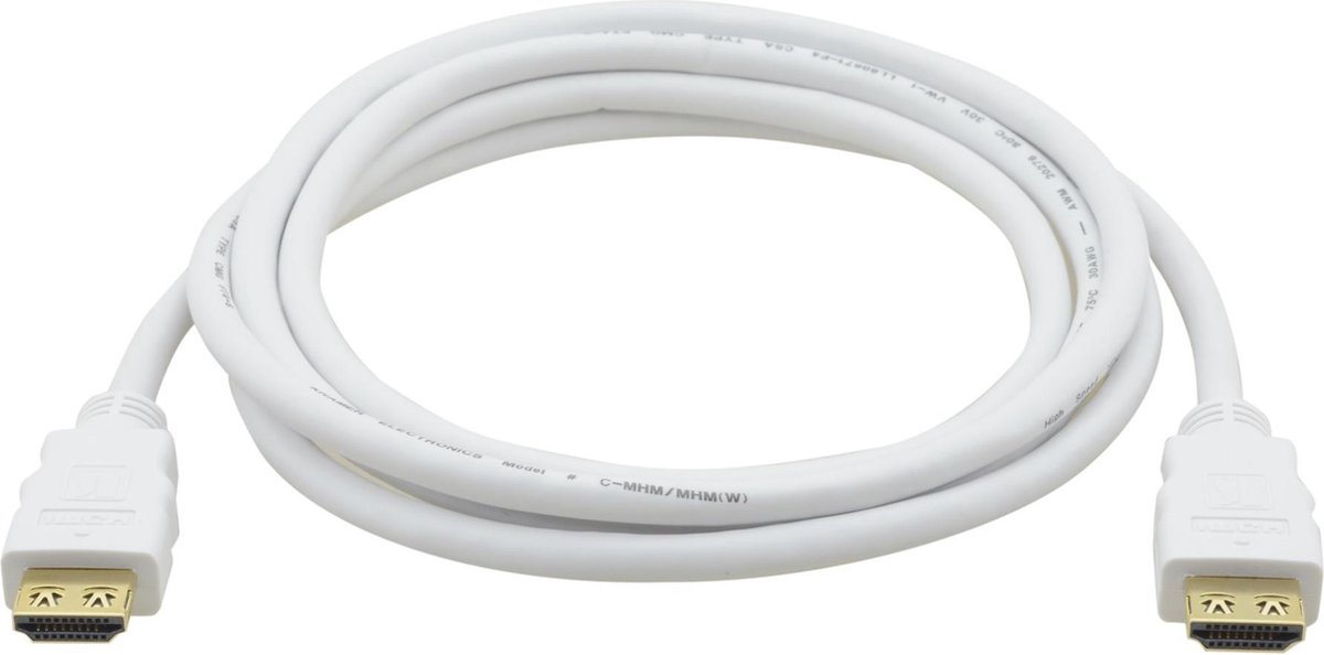 Kramer Electronics C-MHM/MHM HDMI kabel 0,9 m HDMI Type A (Standaard) Wit