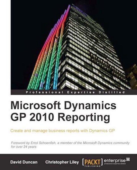 Microsoft Dynamics GP 2010 Reporting - cover