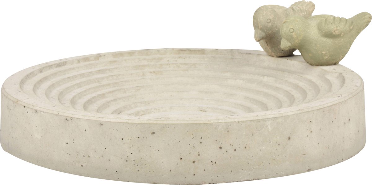 Esschert Design Vogelbad - Beton - 29 x 29 x 11 cm