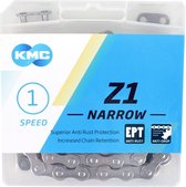 Kmc Ketting Z1 Smal 1/2 X 3/32 Inch 112s Single Speed Zilver