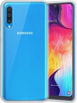 Samsung a50 hoesje - Samsung galaxy a50 hoesje siliconen case hoes cover transparant