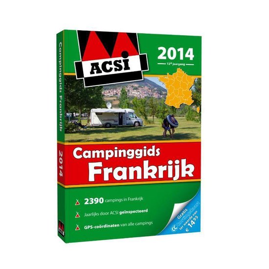 Cover van het boek 'ACSI Campinggids Frankrijk 2014'