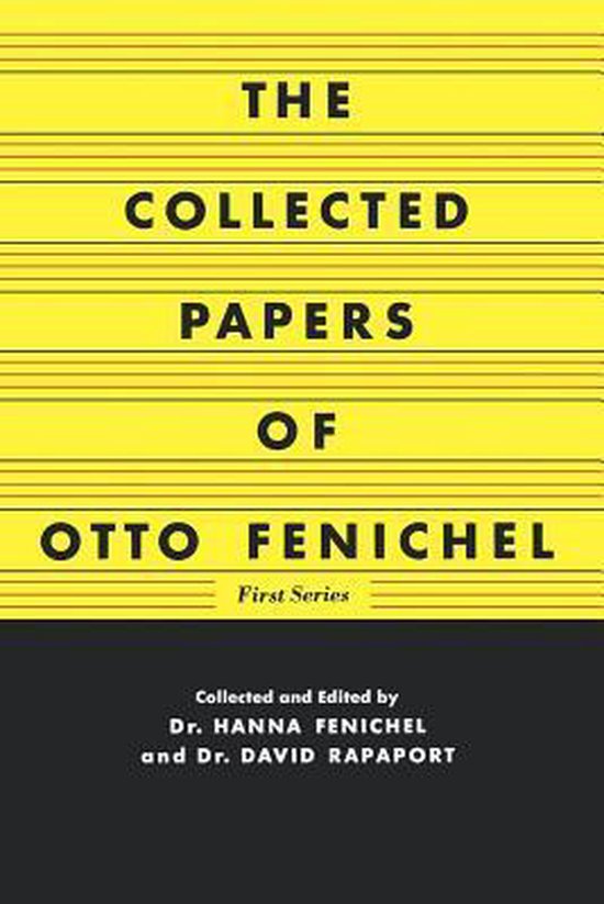 The Collected Papers of Otto Fenichel - cover