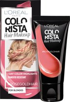 L'Oréal Paris Colorista Hair Makeup - Rosegold - 1 Dag Haarkleuring
