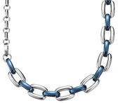 Esprit Steel - ESNL11842C850 - Chaîne - Acier inoxydable - Argent / Bleu