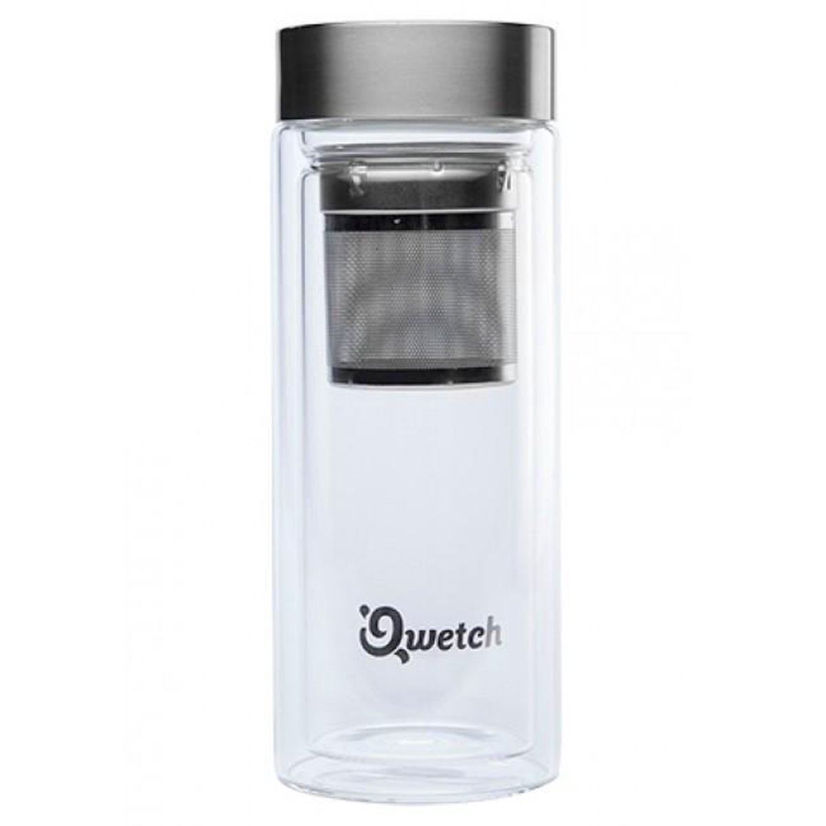 Qwetch Theepot glas - RVS