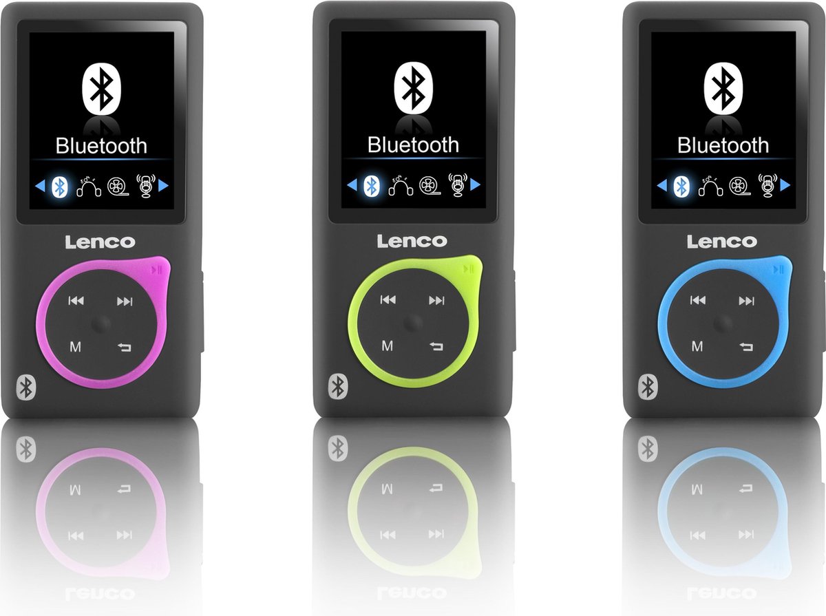 inclusief MP3-Speler Bluetooth® met SD micro sport... - 8GB bol en Lenco | Blue XEMIO-768