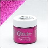Angelus Glitterlites - Framboos - 29,5 ml Glitter verf voor leer (Razzberry)