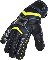 Stanno Keepershandschoenen - Unisex - zwart/geel/blauw