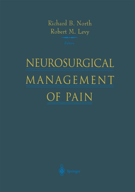 Neurosurgical Management of Pain - cover