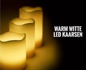 LED Kaarsen Set Met Afstandsbediening - Elektrische Kaarsen Op Batterij - 3 Stuks