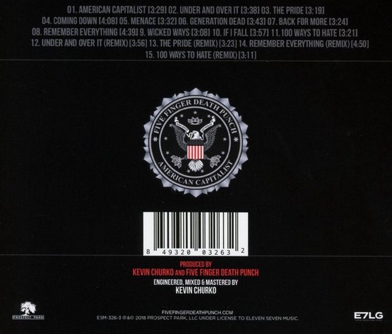 American Capitalist (Deluxe Edition), Five Finger Death Punch | CD